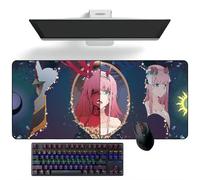 ZEKYGPP Tapis de souris Anime Darling in The Franxx - Tapis de souris - Tapis de souris - Grand tapis de souris - 300 mm x 700 mm x 3 mm