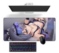 ZEKYGPP Tapis de souris Anime Honkai : Star Rail Silver Wolf Anime Tapis de souris Tapis de souris Tapis de bureau Grand tapis de souris, 300 mm x 700 mm x 3 mm