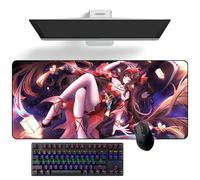 ZEKYGPP Tapis de souris Anime Honkai : Star Rail Sparkle Anime Tapis de bureau Tapis de clavier Grand tapis de souris Tapis de souris en caoutchouc, 400 mm x 900 mm x 3 mm