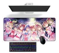 ZEKYGPP Tapis de souris Anime LoveLive! Tapis de souris Anime Tapis de souris Tapis de bureau Grand tapis de souris, 300 mm x 700 mm x 3 mm