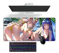 ZEKYGPP Tapis de souris Anime Xenoblade Chronicles Anime Tapis de souris Tapis de souris Tapis de bureau Tapis de clavier Grand tapis de souris, 400 mm x 900 mm x 3 mm
