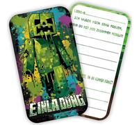 ZELAITE Lot de 12 cartes d'invitation pour anniversaire d'enfant fille garçon - Élégantes - Cartes d'invitation à un anniversaire pour garçons et filles - Cartes d'invitation à une fête d'anniversaire