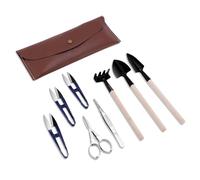 ZELAR MADE Kit de bonsaï 8 pièces - Comprenant Ciseaux de Jardin, Mini râpe, trancheuse à ail et à Feuille.