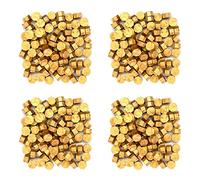 Zelausica 400 Pcs Sceau de Haricots Tampon Perles pour Enveloppe Artisanale Vintage Sceau de Mariage Outils de Scellant -