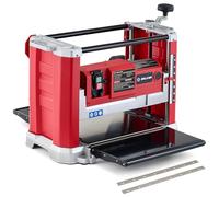 ZELCAN Raboteuse à Bois 15A 2000W, Dégauchisseuse d'Établi Raboteuse Stationnaire Automatique Électrique 33 cm, 2 Lames 20000 coupes/min, pour le Travail du Bois.