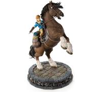 Zelda Breath On The Wild - Link À Cheval - Statuette 56cm