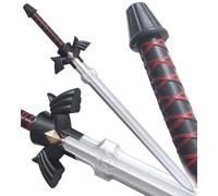 Zelda Epe?e Link Latex Mousse Master Sword Excalibur Black Edition 80cm Repliksword