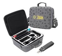 Zelda Étui de transport pour Nintendo Switch/Switch OLED - Sac à bandoulière rigide portable avec intérieur de protection professionnelle pour console Nintendo Switch Pro