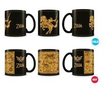 The Legend of Zelda Mug thermo-réactif 315ml / 11oz - (Map) Multicolore