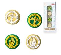 Zelda Tears of the Kingdom - Lot de 4 grips de pouce - Compatible avec Nintendo Switch Joy-Cons OLED et Switch Lite Coque de protection en silicone