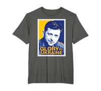 Zelensky Glory To Ukraine Slava Ukraini Ukrainian Flag T-Shirt