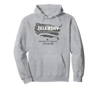 Zelensky pour Le président 2024, Admire l'Ukraine Zelensky Courage Sweat à Capuche
