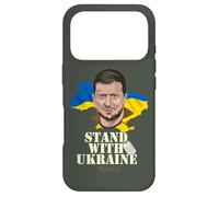 Zelensky Stand with Ukraine Volodymyr Zelensky Coque pour iPhone 17 Pro