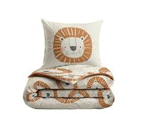 Zelesta Kiddybed - Parure de lit pour enfant - 135 x 200 cm - 4 saisons - Couverture d'hiver et d'été - Lavable - Sans housse - Couette pour enfant avec motif (Lucky Lion)