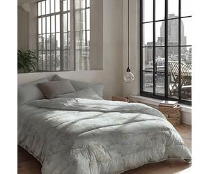 Zelesta Royalbed Couette 4 saisons - Chaude - Lavable sans housse - Hypoallergénique (Aqua Forest, 200 x 200 cm (L))