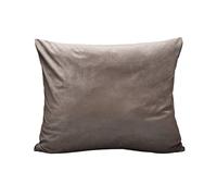 Zelesta Velvetbed taies d'oreiller - Velvet taies d'oreiller Set de 2 - Résistant et hypoallergénique (Taupe, 80x80 cm)