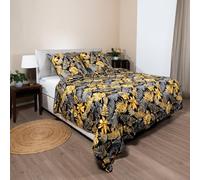 Zelesta Wonderbed 200x200 Couette 4 Saisons - Couette sans Housse - Couette Hiver et Été Chaude - Lavable - Hypoallergénique (Golden Leaves, 200 x 200 cm)