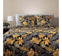 Zelesta Wonderbed Couette 4 Saisons - Sans Housse, Hiver et Été Chaude - Lavable, Hypoallergénique (Golden Leaves, 240x200)