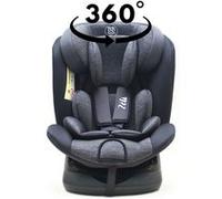 ZELI Siège-auto évolutif i-Size 360° enfants de 40 à 150 cm 0-36 kg Isofix Top Tether Noir sans canopy Noir G