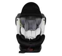 ZELI Siège-auto évolutif i-Size pivotant 360° enfants de 40 à 150 cm 0-36 kg Isofix Top Tether Gris sans canopy