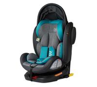 Zeli Siège-Auto Évolutif I-Size 360° Enfants De 40 À 150 Cm 0-36 Kg Isofix Et Top Tether Vert Avec Canopy Vert
