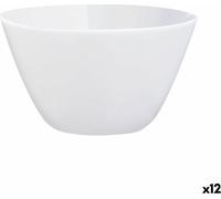 zelie luminarc coupe white verre (12 pièces)