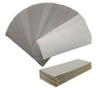 Zelihrdu 56PCS Papier de Verre, Papier Abrasif Eau/Sec 120/150/180/240/320/400/600/800/1000/1200/1500/2000/2500/3000 Grains Pour Polir Le Métal, Bois, Voiture, Mur Peinture Papier à Poncer 23 x 9 cm