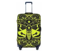 Zelinge Housse de bagage lavable, Animal Mandala fluo, for 29-32" Suitcase XL, Housse élastique pour valise de voyage