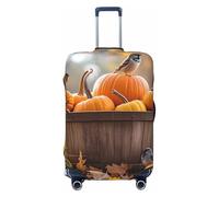 Zelinge Housse de protection anti-rayures pour valise de voyage, Feuilles d'automne oiseaux, for 18-21 Inch Luggages S
