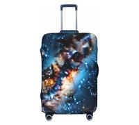 Zelinge Housse de protection élastique anti-rayures pour valise de voyage, Art Cosmos, for 22-24 Inch Luggages M