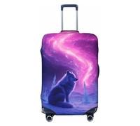 Zelinge Housse de protection élastique pour valise de voyage, housse de protection anti-rayures, Fantasy Wolf In Landscape, for 25-28 Inch Luggages L