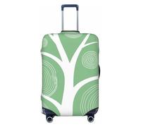 Zelinge Housse de protection pour valises de voyage - Résistante aux rayures, Arbre mignon vert, for 25-28 Inch Luggages L