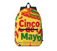 Zelinge Joli sac à dos de voyage pour ordinateur portable, sac à dos de randonnée, Cinco De Mayo Jaune, One Size, Sacs à dos de voyage