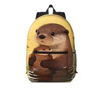 Zelinge Sac à dos de transport pour ordinateur portable de 13 à 14 pouces, Otter Mom Cute Mother's Day, One Size, Sacs à dos de voyage