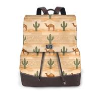 Zelinge Sac à dos de voyage avec fermeture à verrou tournant pour femme, Désert d'art populaire, One Size, Sacs à dos de voyage