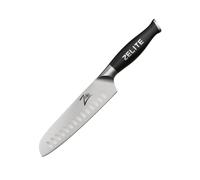 Zelite Infinity - Couteau Cuisine Santoku 18 cm - Série Comfort-Pro - Couteau Professionnel Acier Inoxydable Allemand à Forte Teneur en Carbone - Tranchant Ultra Coupant - Super Confortable