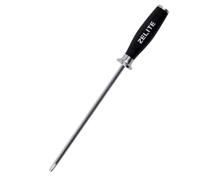 Zelite Tige Aiguiseur Couteaux Professionnel de 25cm, Affuteur Couteau, Fusil a Aiguiser en Carbone, Aiguisage de Couteaux Résistant aux Taches et Rouille, Eguiseur de Couteau, Poignée Ergonomique ABS