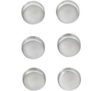 Zeller Present – Ensemble d'aimants INOX 11203 Ø 2,7 cm 6 pièces