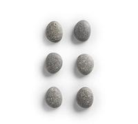Zeller 11219 Stone Lot de 6 aimants en polyrésine, env. 2,1 x 1,8 x 1 cm