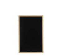 Zeller 11274 Tableau magnétique en métal et pin Noir Env. 40 x 60 cm