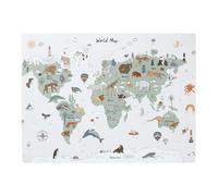 Zeller 11286 World Sous-main en plastique pour bureau 60 x 45 cm