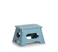 Zeller 13032 Tabouret Pliant en Plastique de qualité supérieure Bleu Glacial Charge Max. 150 kg env. 35 x 28 x 22 cm