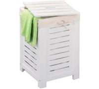 ZELLER 13437 PANIER À LINGE LAQUÉ 35 X 35 X 55 (BLANC) Blanc