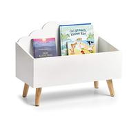 Zeller 13503 Coffre de rangement pour enfant « Nuage », MDF, blanc, env. 58 x 28 x 45 cm, meuble pour enfant, coffre de rangement, coffre