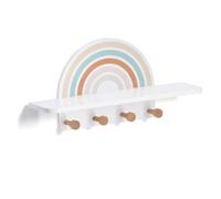 Zeller 13539 Rainbow Porte-manteau mural pour enfant en MDF/pin Env. 48 x 13 x 24 cm