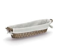 Zeller 14175 Panier à baguettes avec sac en osier et toile