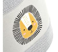 Zeller 14288 Panier de rangement « Zebra » en coton/polyester, env. Ø 30 x 30 cm, pour chambre d'enfant