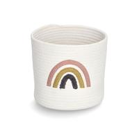 Zeller 14480 Rainbow Panier de rangement en coton/polyester Ø 25 x 22 cm