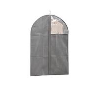 Zeller 14611 Housse de vêtement avec fenêtre en Tissu Non tissé Gris 60 x 90 x 1 cm