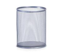 Zeller Pot à crayons 17705 Grille métallique Diamètre 11 cm Hauteur 13 cm